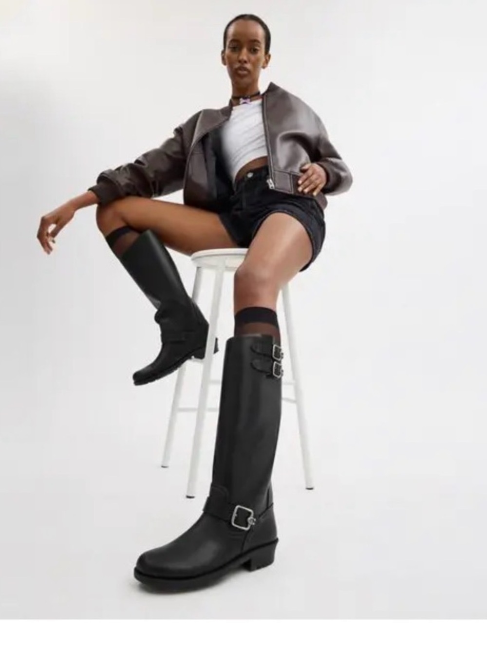 Coach Daria Talk Moto Boot